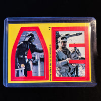 1980 TOPPS Empire Strikes Back Star Wars "A" and "E" stickers by Go Figment, vintage collectible set pieces