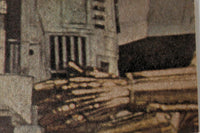 Close-up of 1977 Topps Star Wars YELLOW Series 3 trading card featuring detailed mechanical arm design