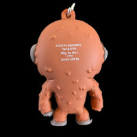 Back view of Monogram Suko Godzilla-Kong New Empire 3D foam bag clip keychain showing character details