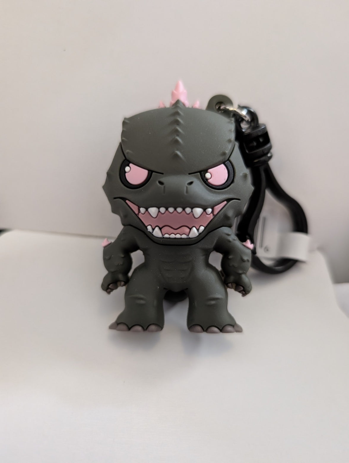 Monogram 3D foam bag clip keychain featuring Evolved Godzilla from Godzilla-Kong The New Empire collection