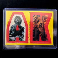 1980 Topps Empire Strikes Back Star Wars letter stickers A and K in protective case by Go Figment