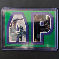 1980 TOPPS Empire Strikes Back Star Wars sticker letters A and P by Go Figment in protective sleeve