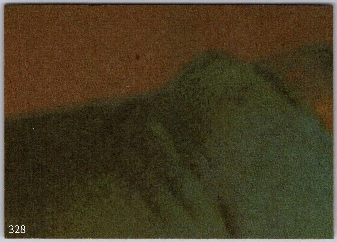1977 TOPPS Star Wars trading card from Orange Series 4 by Go Figment showing dark blurred image numbered 328