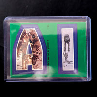 1980 TOPPS Empire Strikes Back sticker with Star Wars characters A and I from Go Figment collection