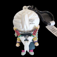 Monogram Tengen Uzui keychain from Demon Slayer with detailed 3D foam PVC figure and bag clip attachment