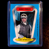 1980 Go Figment TOPPS Empire Strikes Back Luke Skywalker sticker in protective case for collectors