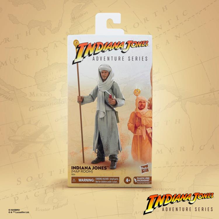 Indiana Jones -Map Room (Raiders of the Lost Ark) Adventure Series Figure image 2