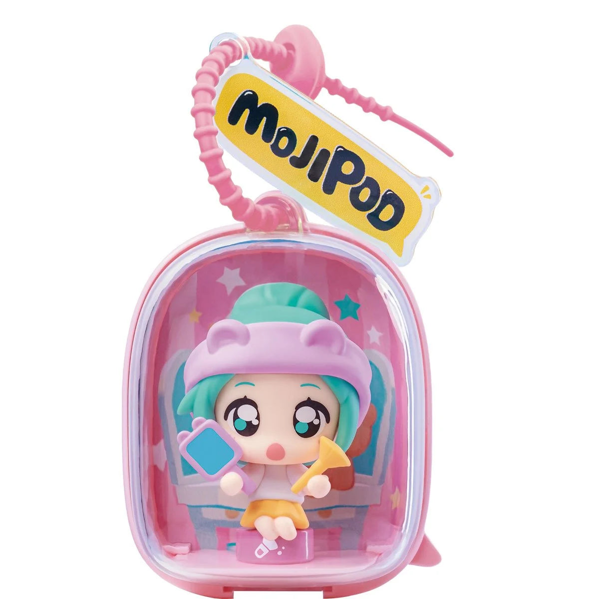 Hatsune Miku Blokees Mojipod Model Kit Diverse Music Festival Case of 6 pink character display case