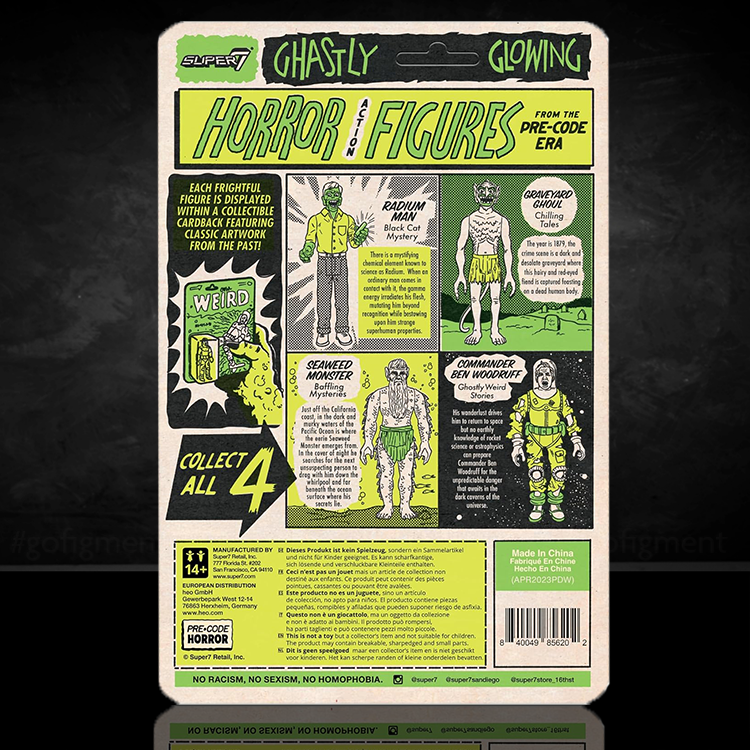 Graveyard Ghoul From Horror "Chilling Tales"- Glow in the Dark Action Figure image 5