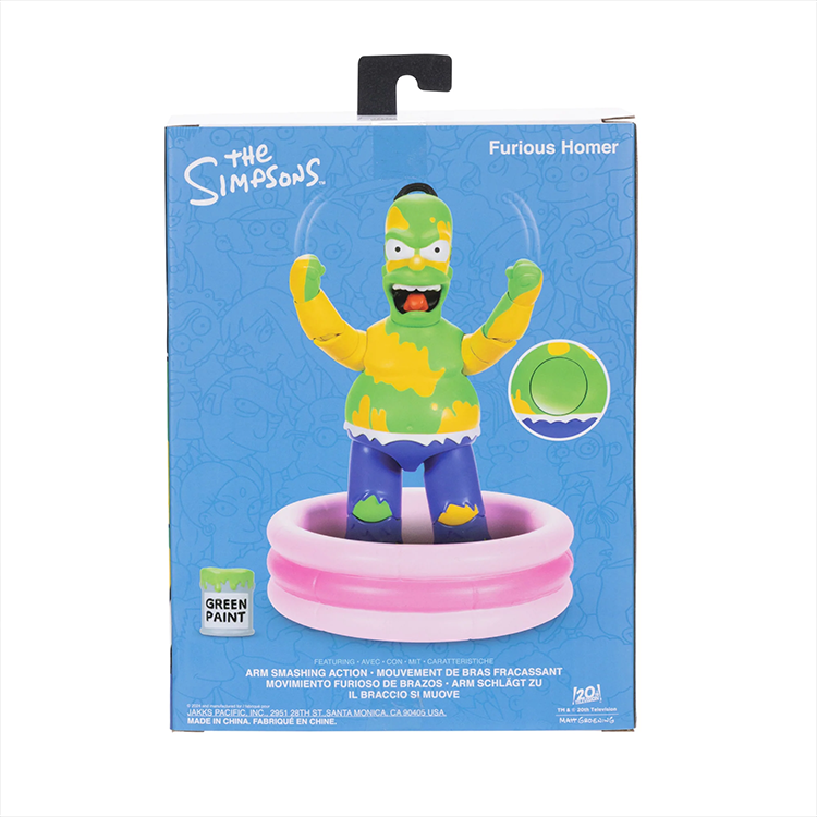 Furious Homer Premium Action Figure | The Simpsons | 5in Scale image 3