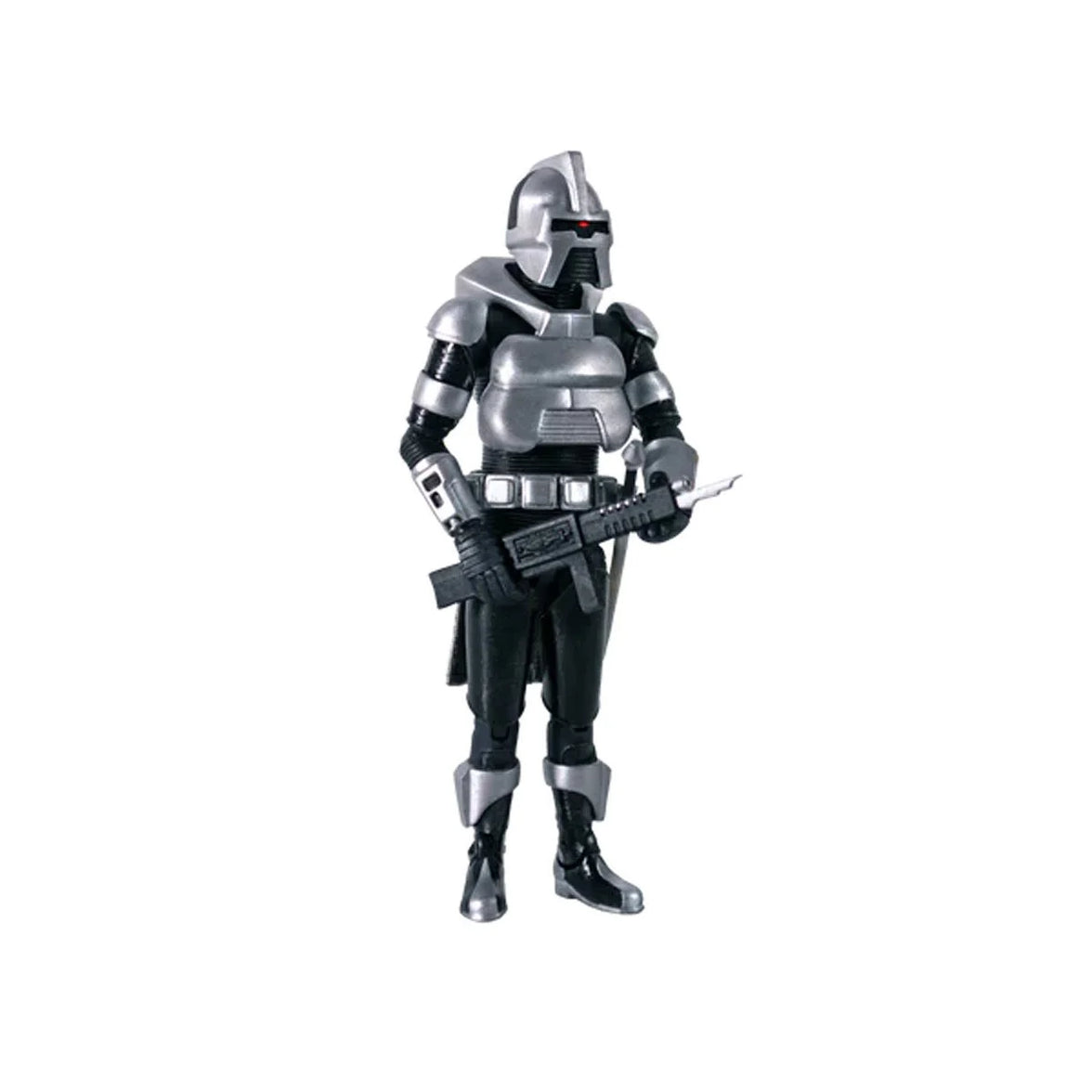 Cylon Centurion (Silver) Battlestar Galactica 1978 Premium 3.75" Scale by Factory Entertainment figure.