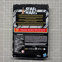 Mae the Assassin Star Wars Retro Collection Action Figure 1:18 Scale Acolyte Kenner back packaging