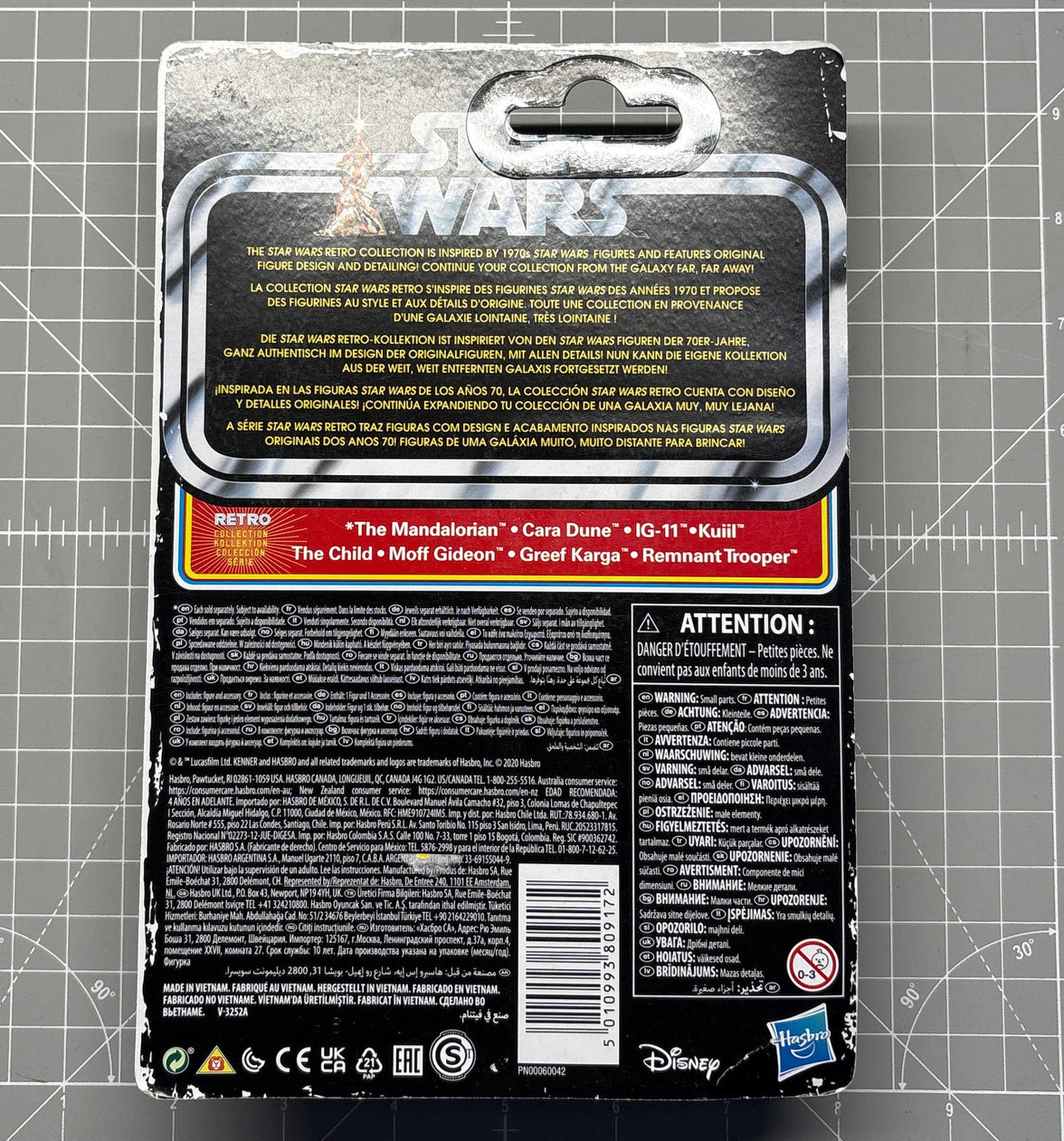 Greef Karga Star Wars Retro Collection Action Figure in case MANDO by Kenner in original packaging