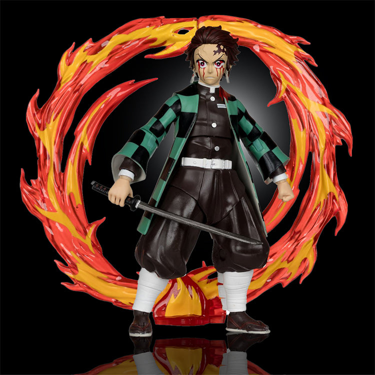 Demon Action Slayer Figure 7" Scale McFarlane Tanjiro Kamado image 0