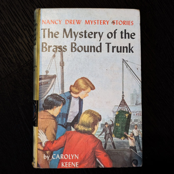 17 The Mystery of the Brass-Bound Trunk "Blue Endpages" Nancy Drew Books