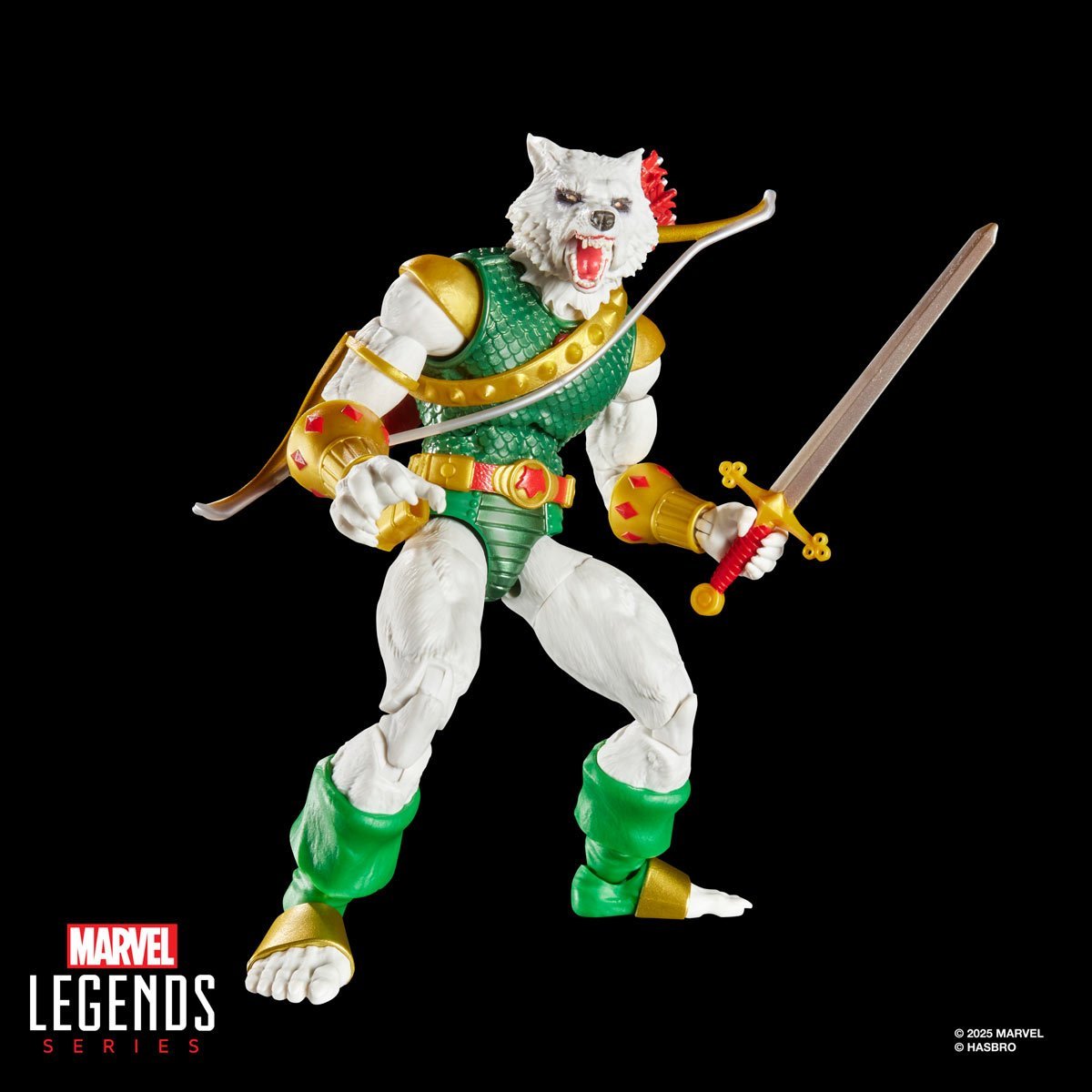Spider-Man Marvel Legends Magic: The Gathering Man-Wolf 6-Inch Action Figure with Card