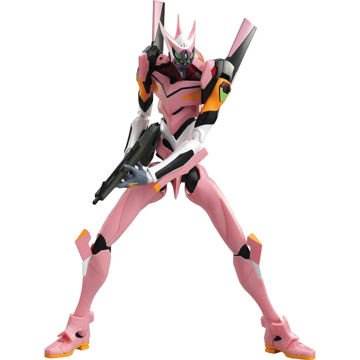 Type-08a 6.5" Blokees Model Kits Neon Genesis Evangelion Legend Edition pink mecha holding a rifle