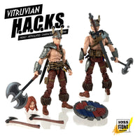 Vitruvian H.A.C.K.S. Action Figure: Sigurd the Unconquerable – Rugged Barbarian Adventurer 1:18 Scale by Boss Fight Studio Llc new in box