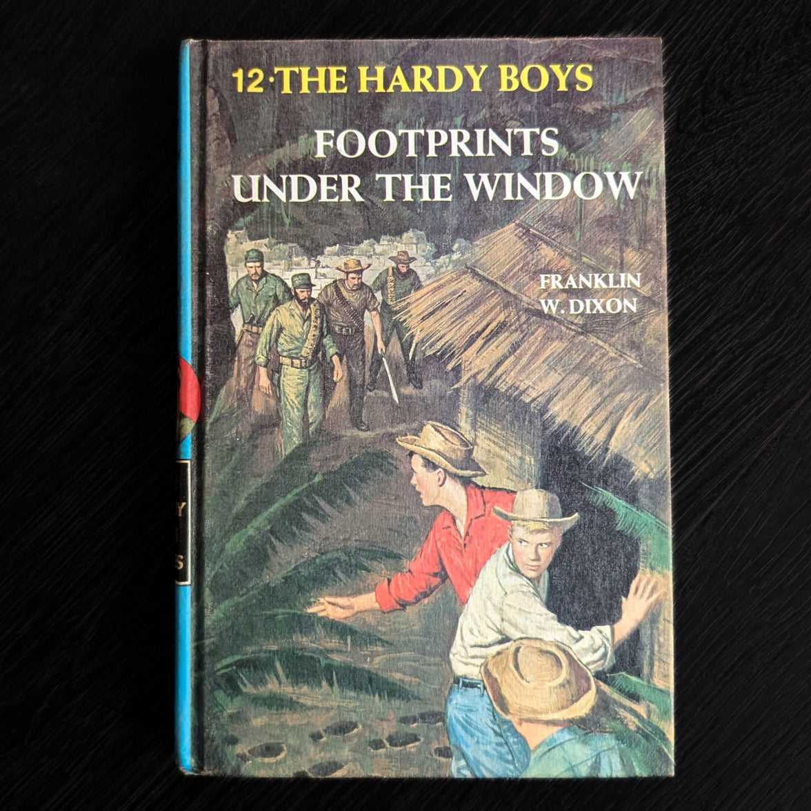 12 Footprints Under the Window (1965 YN):  Hardy Boys Book Blue-Back image 0