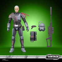 The Bad Batch Crosshair action figure with sniper rifle, helmet, blaster, and pack accessories by Kenner