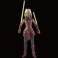Ahsoka Tano Action Figure Star Wars Vintage Collection VC-102 by Kenner, new in box 1:18 scale collectible toy with dual lightsabers.