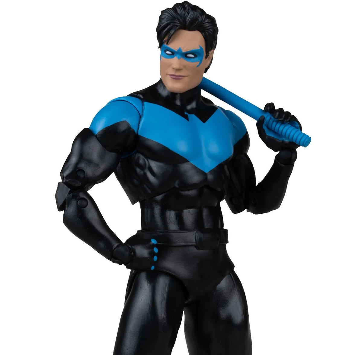 Nightwing 7.16" DC Direct Action Figure Page Punchers Wave 14 in black and blue with escrima stick