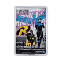 Nightwing 7.16" DC Direct Action Figure Page Punchers Wave 14 in blister packaging with comic art backdrop