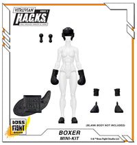 Action Figures and Collectibles by Boss Fight Studio - LOOK! Vitruvian H.A.C.K.S. - Mini-Kit Blind Bags Asst. Box with black boxing gear accessory parts