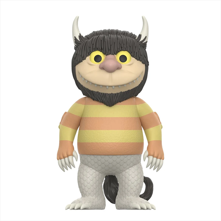 Super7 Where the Wild Things Are Carol Monster action figure with striped shirt and textured fur details front view
