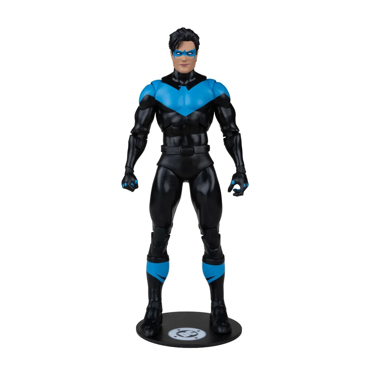 Nightwing 7.16" DC Direct Action Figure Page Punchers Wave 14 standing on a display base
