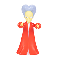 Vampire Mr. Burns 5-inch premium action figure in red cloak with blue hair by Jakks Pacific against white background