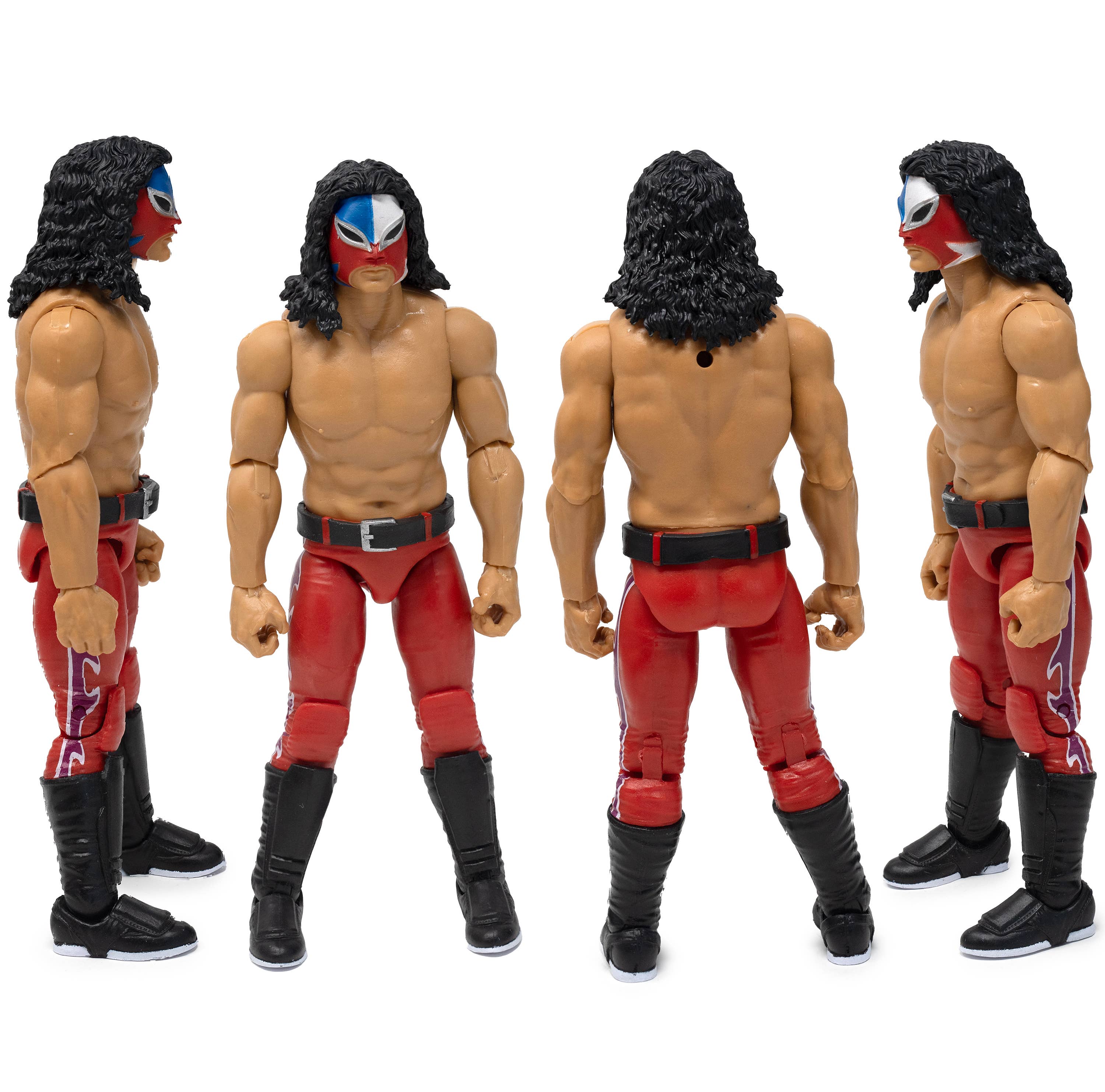 Juventud Guerrera Legends of Lucha Libre Fanaticos 6" Action Figure – WCW Era "The Juice" Edition (1:12 Scale) by Boss Fight Studio Llc new in box