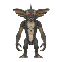 Super7 ReAction figure of Mohawk Gremlin from Gremlins 2 with detailed scales and menacing red eyes