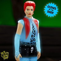 Return of the Living Dead Trash Monster Glow action figure by Super7 with red hair and punk outfit detail