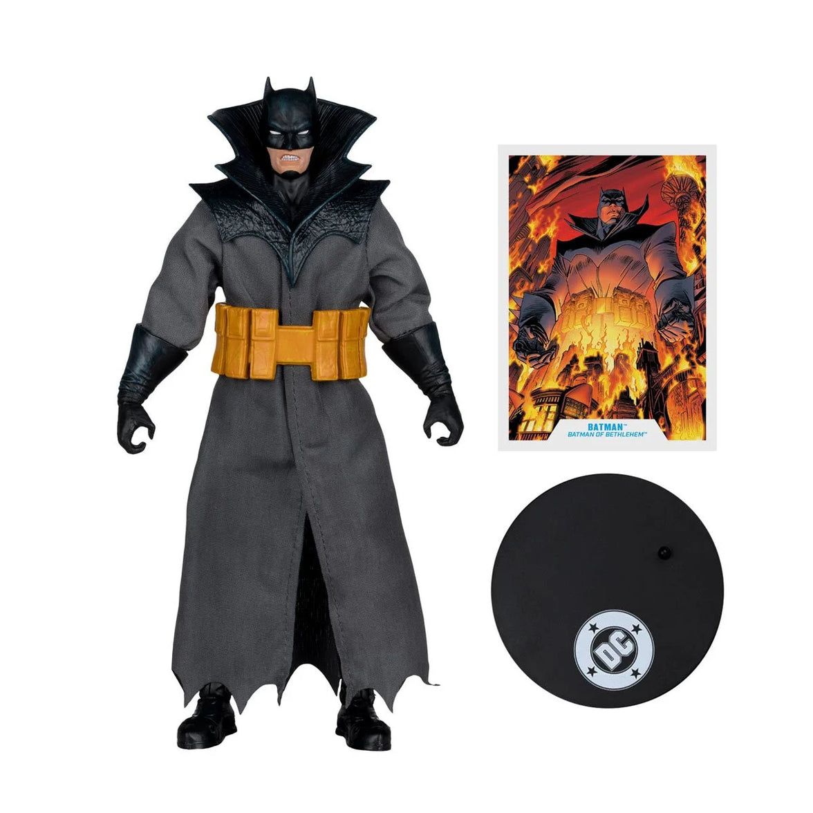Damian Batman Bethlehem - DC Multiverse Wave 28 7-Inch Scale Action Figure by McFarlane, new in box with card and display stand