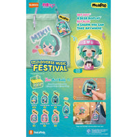 Hatsune Miku Blokees Mojipod Model Kit Diverse Music Festival Case of 6 with Miku characters and colorful cases