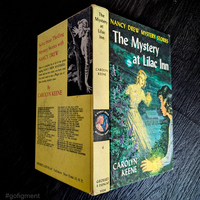 4 The Mystery at Lilac Inn Nancy Drew Book -1961 Blue Endpages