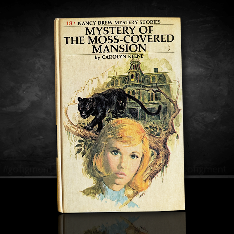 18 Mystery at Moss-Covered Mansion Nancy Drew Book 1971-RN