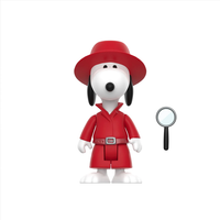 Secret Agent Snoopy Red Coat Super7 Wave 4 Snoopy Action Figure | 3.75 | LOOSE image 1