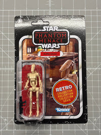 Battle Droid Star Wars Retro Collection Action Figure 1:18 Scale TPM by Kenner