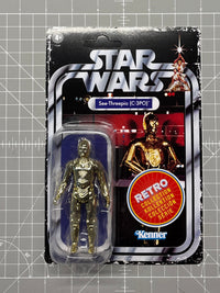 C-3PO Star Wars Retro Collection Action Figure 1:18 Scale ANH by Kenner