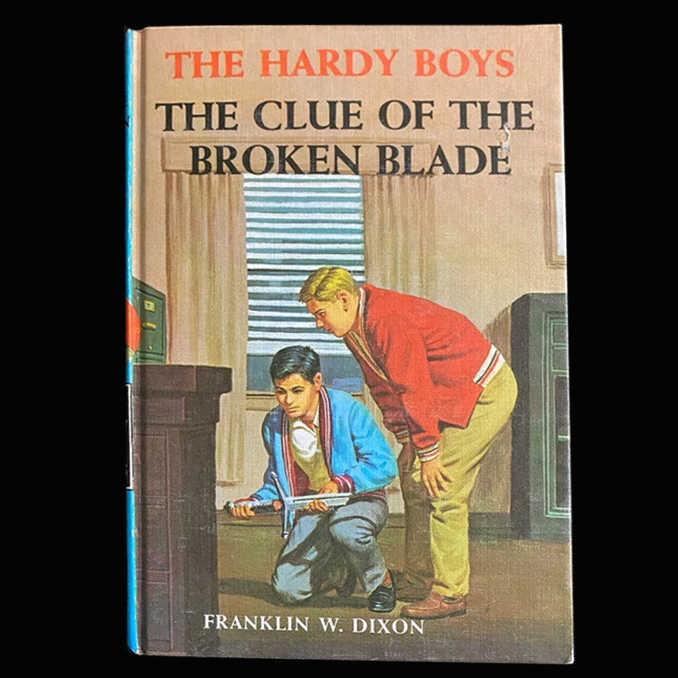 21 The Clue of the Broken Blade (1942):  Vintage Hardy Boys Book Blue-Back image 0