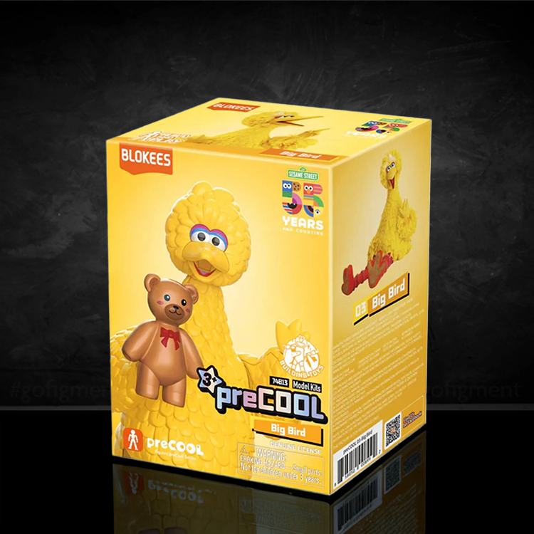 Big Bird Sesame Street Blokees Mini Model Kit | 5" Scale image 4