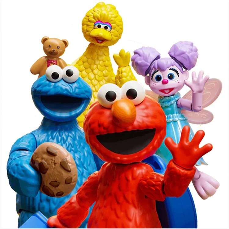 Cookie Monster Sesame Street Blokees Mini Model Kit | 5" Scale image 3