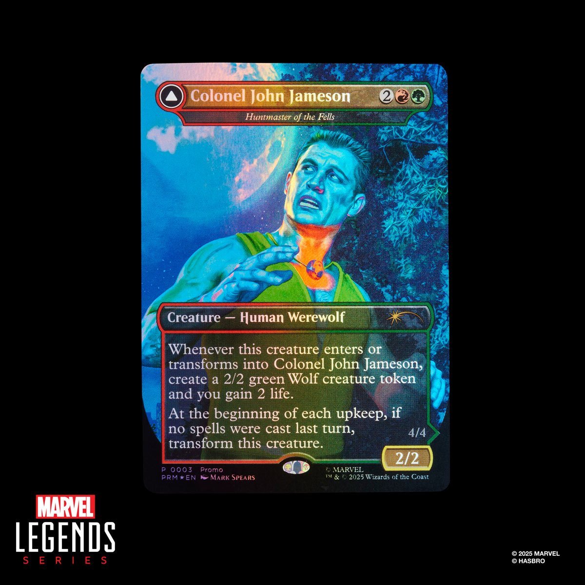 Spider-Man Marvel Legends Magic: The Gathering Man-Wolf 6-Inch Action Figure with Card