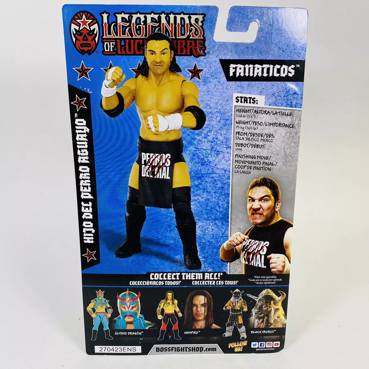 Rey Fenix Legends of Lucha Libre Fanaticos 6" Action Figure – "Animo" Edition (1:12 Scale) new in box by Boss Fight Studio Llc