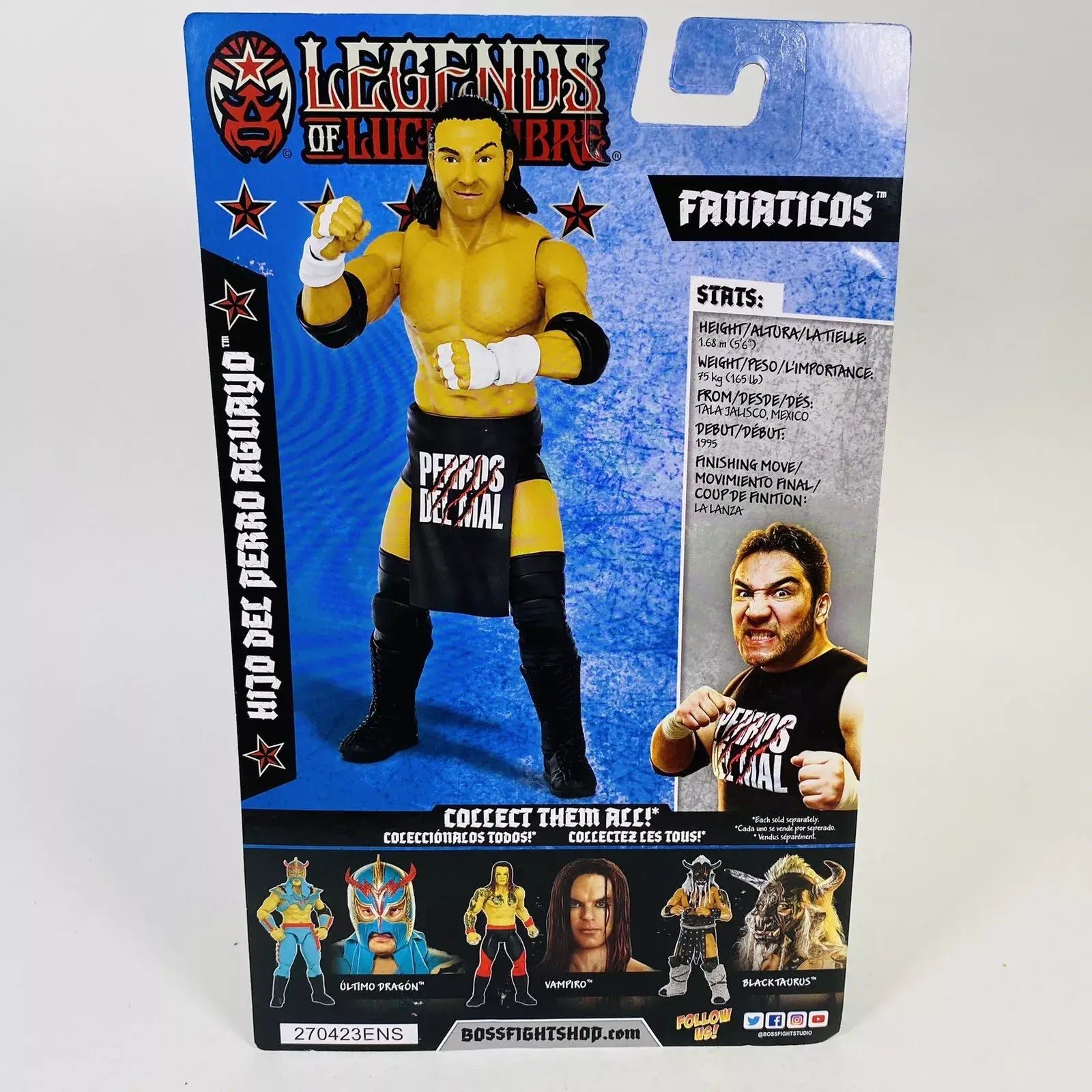 Rey Fenix Legends of Lucha Libre Fanaticos 6" Action Figure – "Animo" Edition (1:12 Scale) new in box by Boss Fight Studio Llc