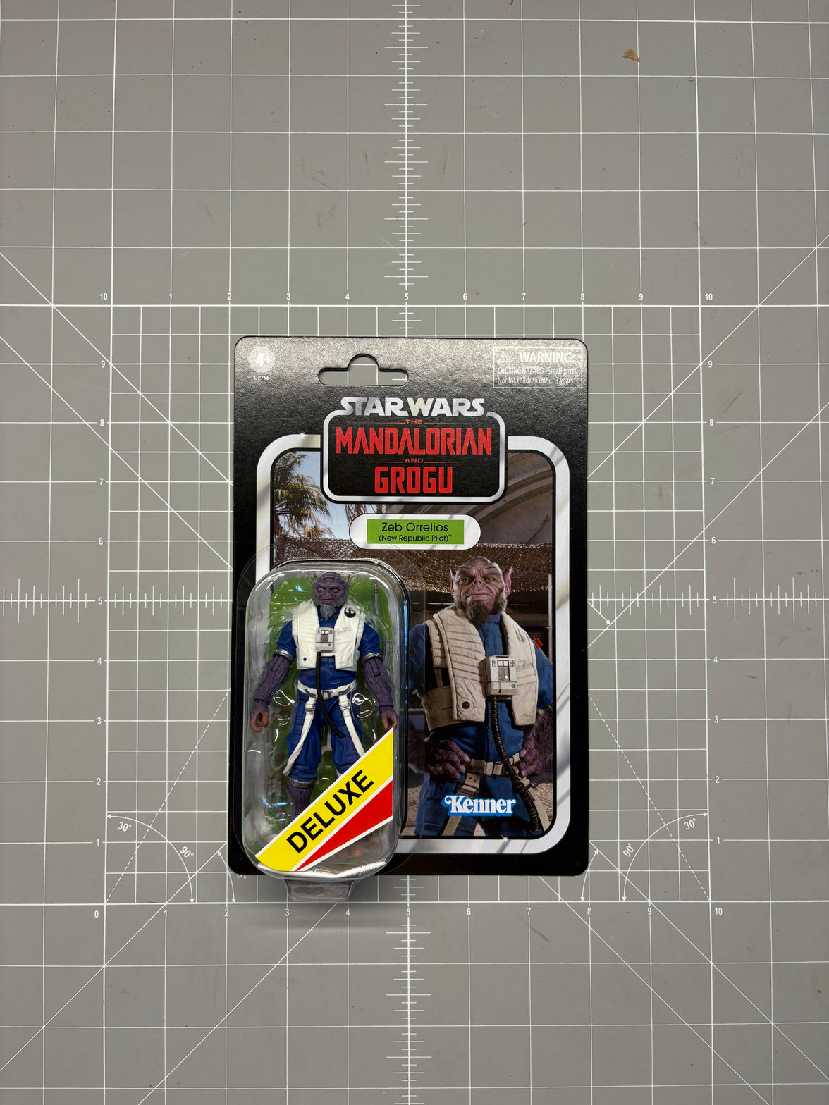 Zeb Orrelios 1:18 | 3.75" Star Wars The Vintage Collection Action Figure by Kenner packaging