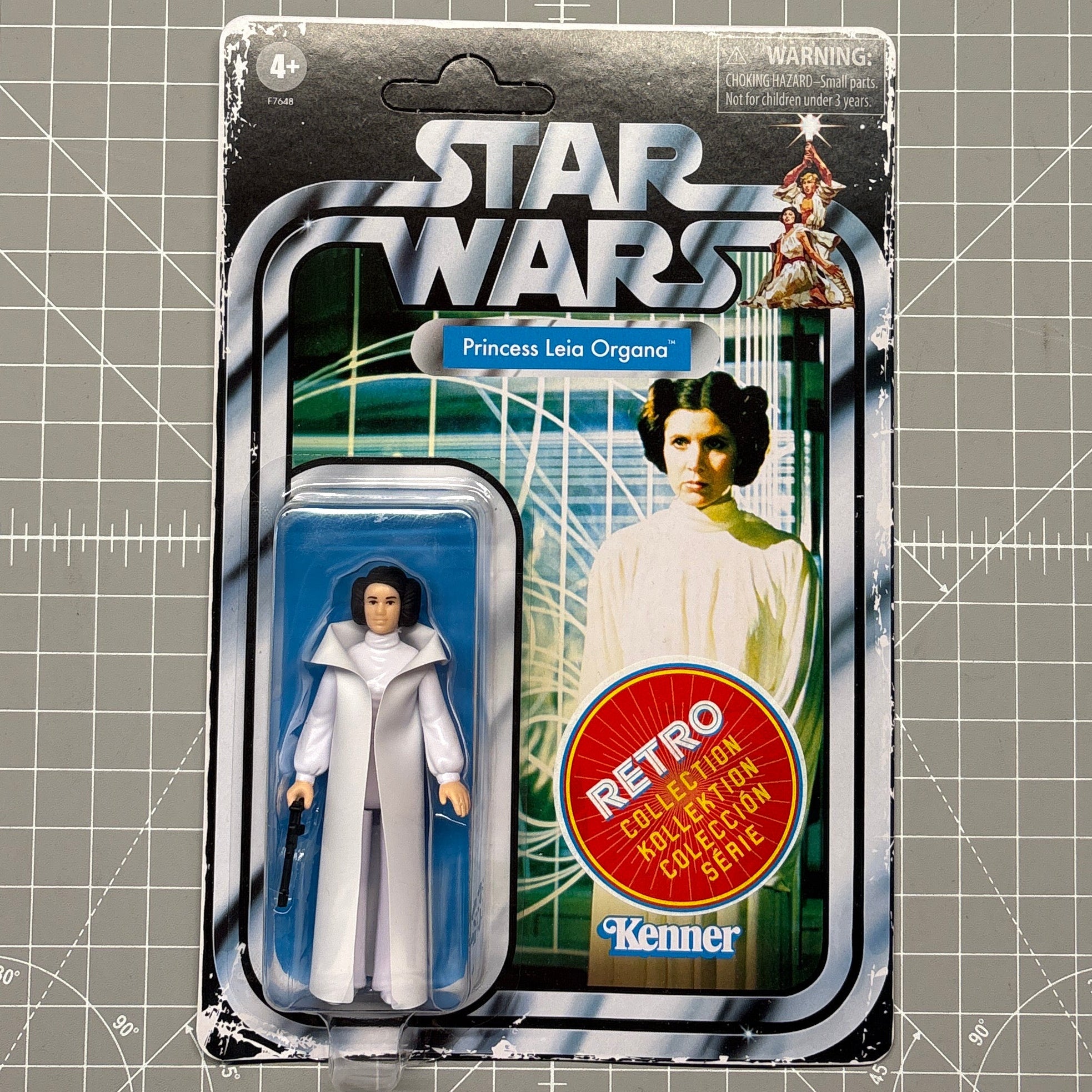 Princess Leia Organa Star Wars Retro Collection Action Figure in case ANH by Kenner packaged collectible