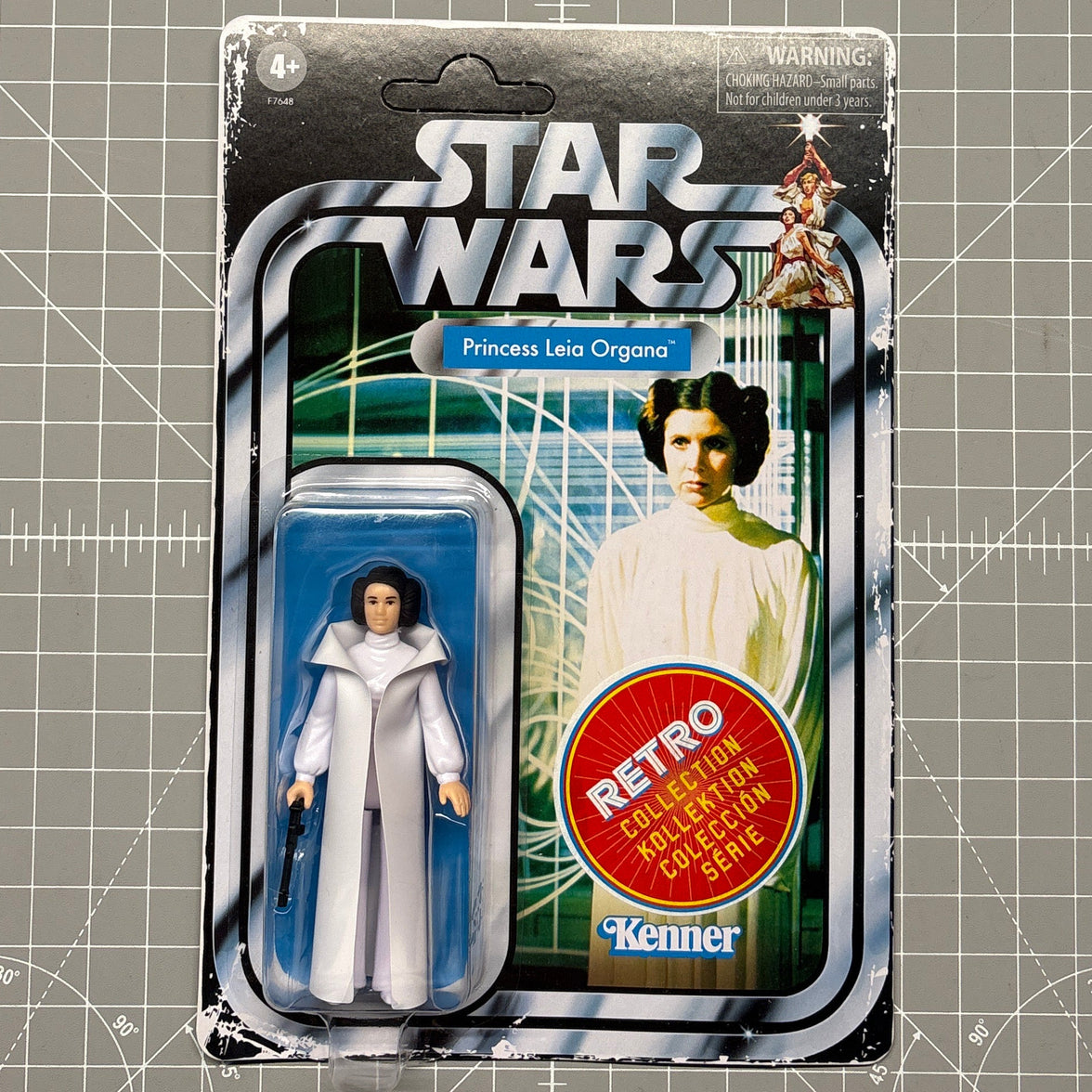 Princess Leia Organa Star Wars Retro Collection Action Figure in case ANH by Kenner packaged collectible